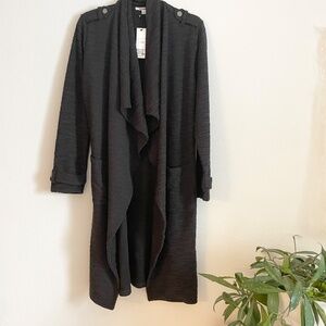 "NEW" BB Dakota black Cardigan/ long jacket